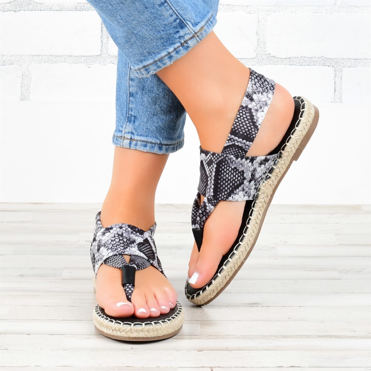 Dámske sandále Strap Bottom Snake