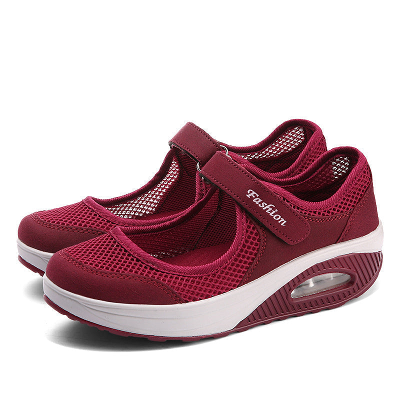 Beh Mesh chôdza Slip-On Tenisová telocvičňa topánky