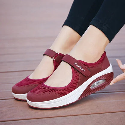 Beh Mesh chôdza Slip-On Tenisová telocvičňa topánky