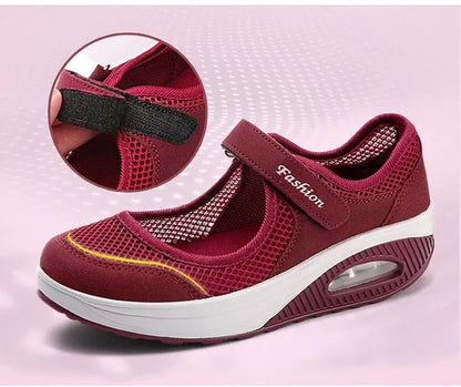 Beh Mesh chôdza Slip-On Tenisová telocvičňa topánky