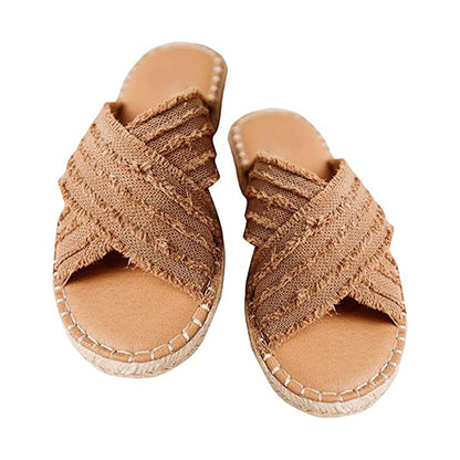Pohodlné a odolné ortopedické letné topánky Flats