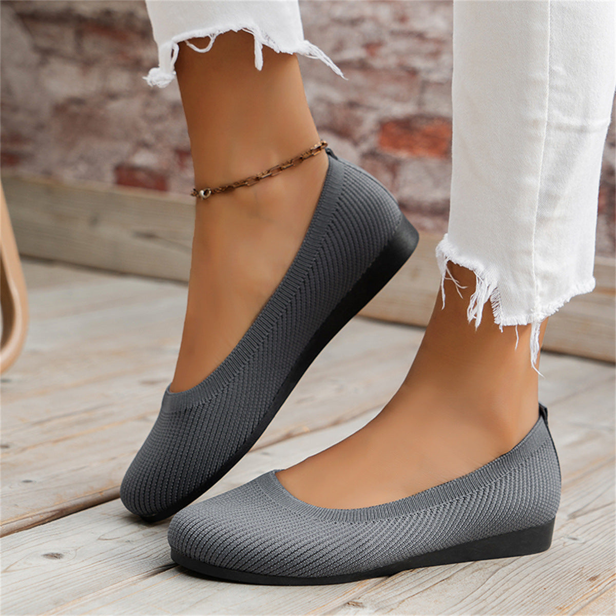 Dámske pohodlné priedušné Slip On