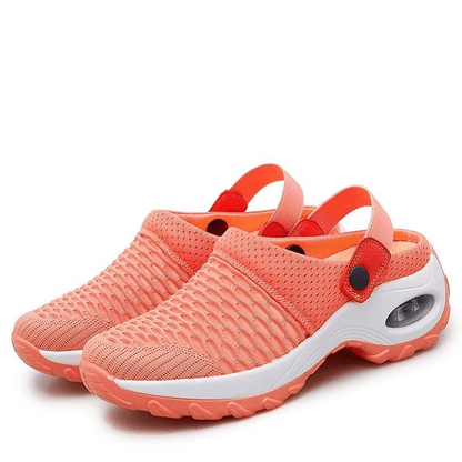 Dámske Air Cushion Plattform Mesh Mules Sneaker Sandalen