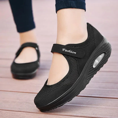 Beh Mesh chôdza Slip-On Tenisová telocvičňa topánky